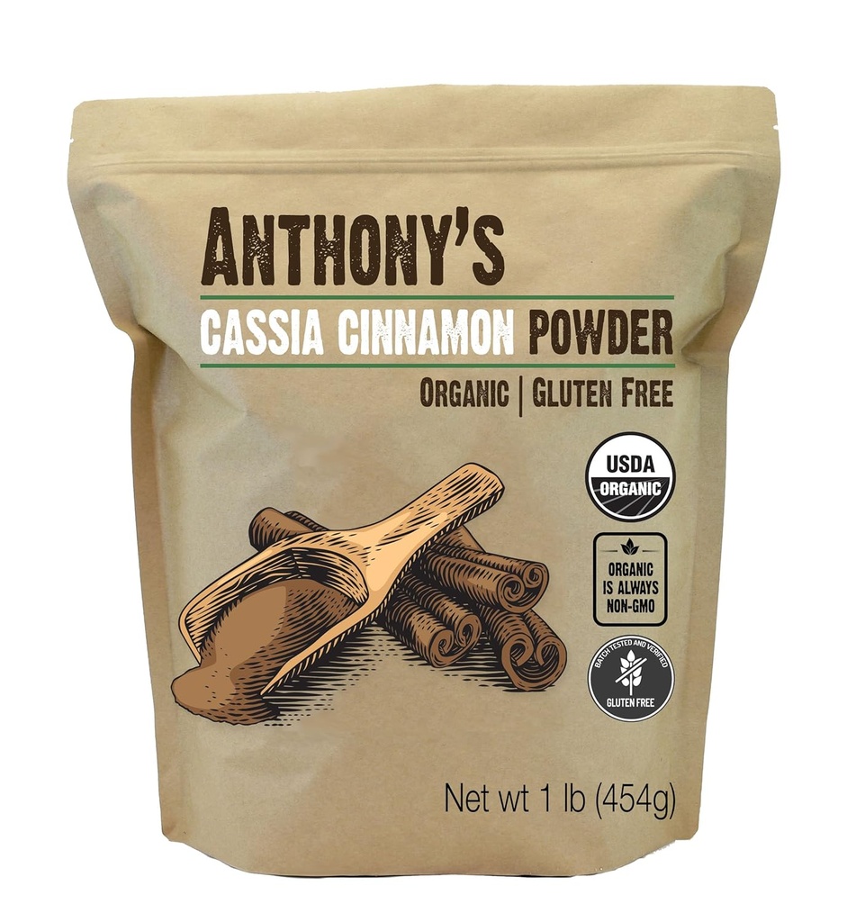 L'organització Orsiala Canyella Powder, 1b, Terra, Guten Free, No és GMO, no Iradied, Keto amicly