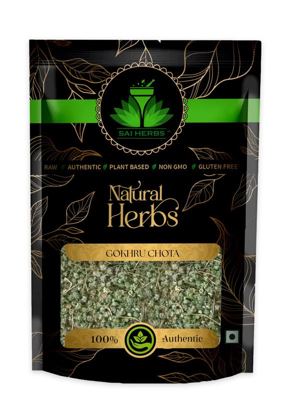 SAI HERBS Gokhru Chota Seeds Powder | Pure & Natural | 250g