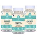 Advanced Liver Detox Supplement – 3 Month Plan (180 Capsules) | Milk Thistle, TUDCA, NAC, Glutathione, L-Ornithine L-Aspartate, Triphala & Green Tea | Liver Cleanse, Ayurvedic + Nutraceutical