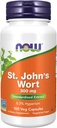 Now Foods Supplements, St. John's Wort(Hypericum perforatum) 300 mg,标准化提取,100 Veg Capsules