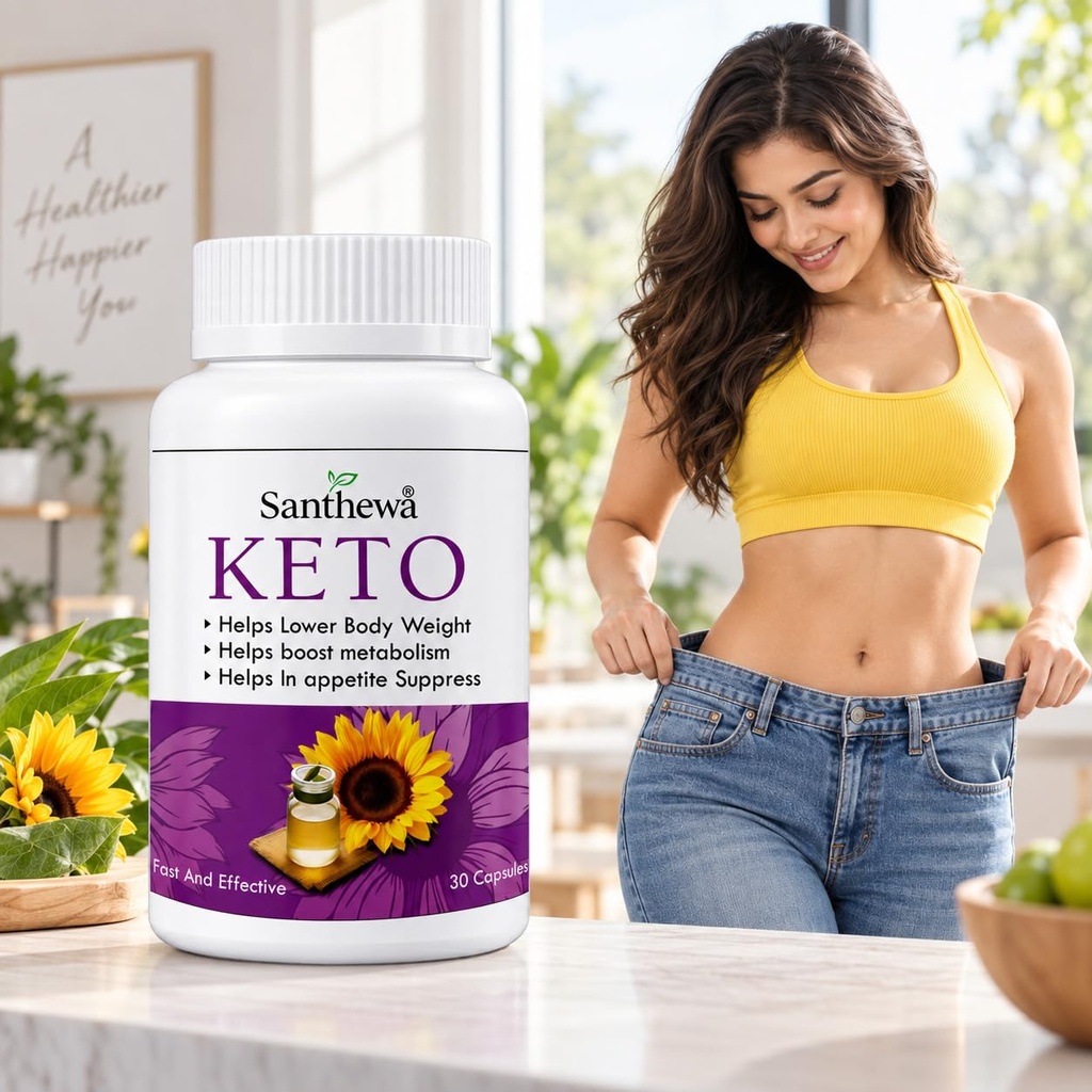 KETO Weight Loss Supplement 30 Capsules | Herbal Weight Management Formula | Daily Wellness Support