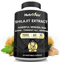 Nutrivein Premium Shilajit – Himalayan Origin for Men & Women - 1500 mg - 60 Capsules - Powerful Extract Blended with Irish Sea Moss, Tongkat Ali, Ashwagandha - Vitality, Clarity, Performance