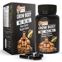 Best Choice Nutrition Grow Body Mass Gainer Weight Gainer, Muscle Growth, Fast Weight Gain, Improve Energy, Ayurvedic Herbs, 60 Capsules