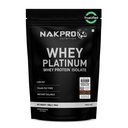 NAKPRO NUTRITION Platinum Whey Protein Isolate | 500g Double Rich Chocolate | 28g Protein| Trustified Certified