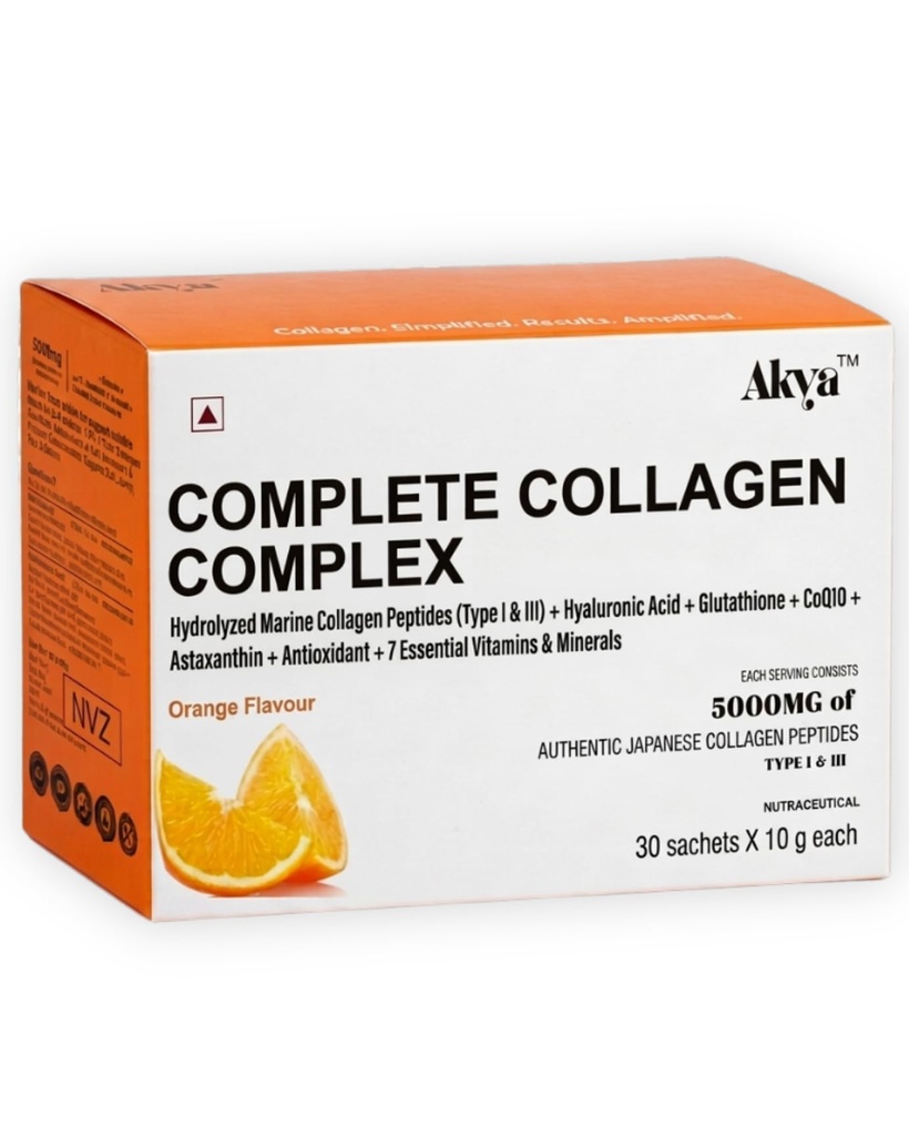 AKYA Complete Collagen | 5000mg Japanese Hydrolyzed Marine Collagen