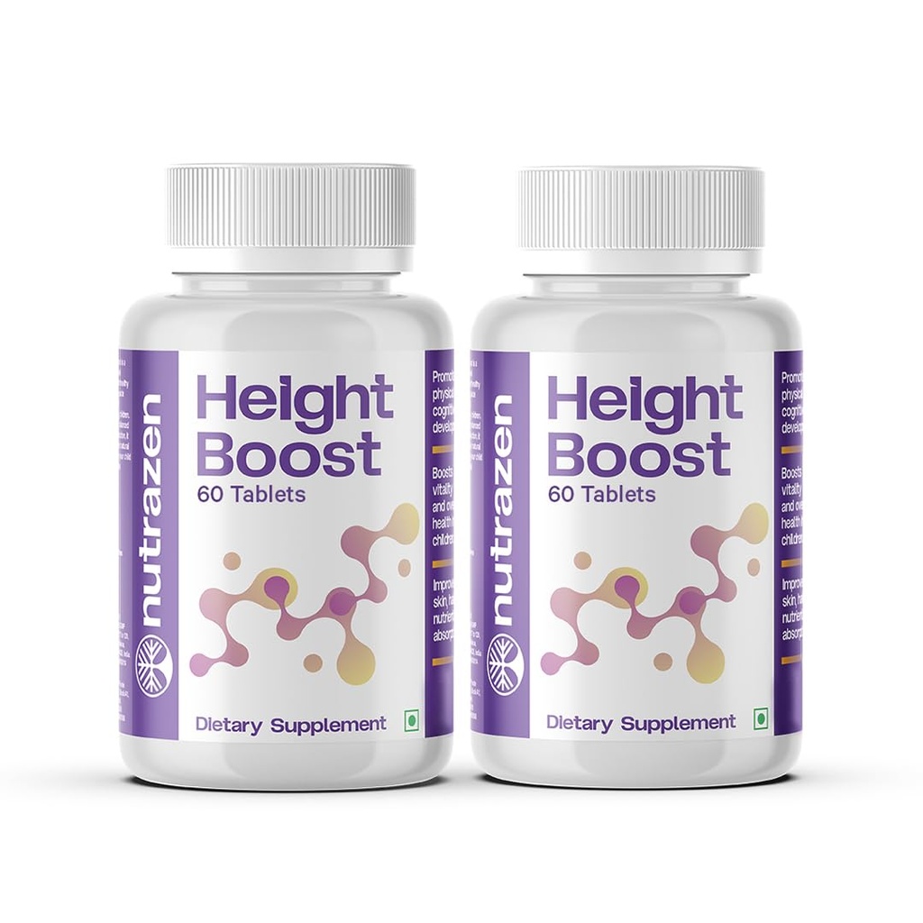 Nutrazen Height Boost - Pack of 2 | Height Growth for Kids, Teens