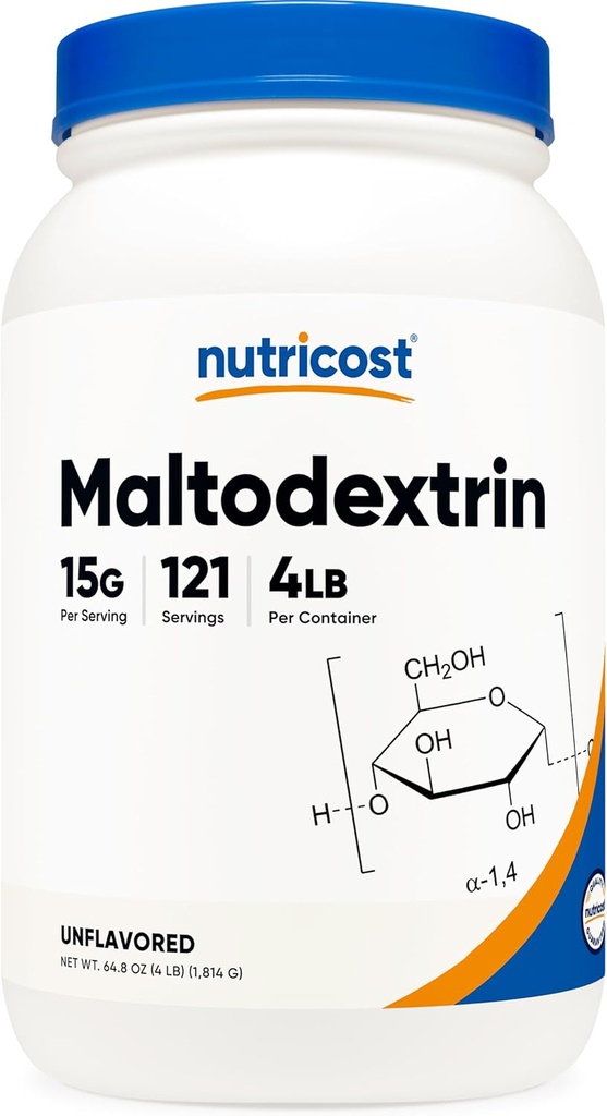 Nutrikost Maltodekstriin Pulber 4LBS - Gluteenivaba, mitte-GMO