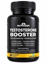 Nutrasium Testosterone Booster Supplement For Men | Testo Booster with Tribulus 1000mg & Ashwagandha 500mg | L-Citrulline & Kaunch Beej | Safed Musli & Ginkgo Biloba | 30 Veg Tablets (60 Count)