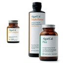 ALGAECAL Bundle - Vitamin D3 Complete (1000 IU) + Vitamins K2, E & A & Plant-Based Calcium for Stronger Bones & Fish Oil Omega 3 1200mg EPA DHA