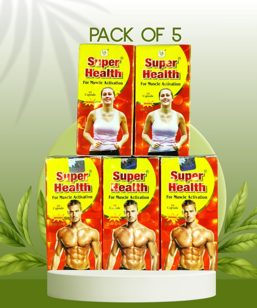 Gita Ayurvedic Super Health 50 Capsule (Pack Of 5)