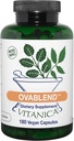 Vitanica OvaBlend - Ovarie Health & Hormone Balance for Women - Endokrine Support Supplement med Sarsaparilla Root & NAC - Herbal Kosttilskud til kvinder - Pro Logo - 180 Vegan Caps