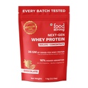 Foodstrong Next-Gen Whey Protein Isolate + Concentrate, 100% Hormone Free Grass-Fed Whey, 26G Protein, Chocolate (Cacao), With Turmeric, Probiotics & Natural Digestive Enzymes For Easy Digestion, 1KG