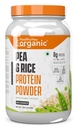Raw Pea & Rice Protein Powder -100% Plant Protein Powder Gluten free (Unflavoured - 1 Kg)