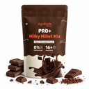 PRO+ Milky Millet Mix, Super Chocolate Flavor, 0% Refined Sugar, 16+ Superfoods, High Protein, 200g