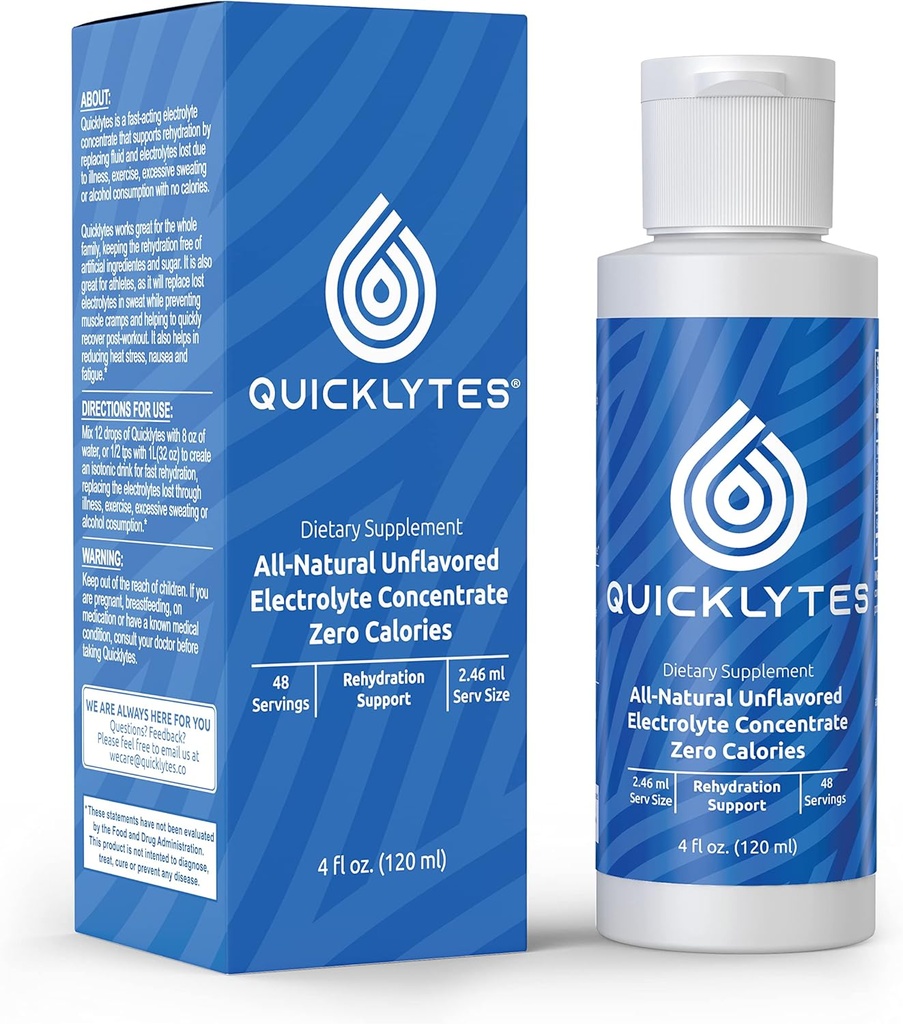 Electrolytes Supplement for Rapid Hydration 124; No Calorie No Sugar 124; Potsium, Magnesium & Sodium 124; Leg Cramp Relief 124; 48 Servings (1 Botol)