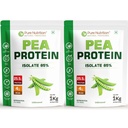 Pure Nutrition Pea Protein Isolate Powder | Plant Based Protein Powder with Pure Pea Protein Isolate | Vegan Protein Powder for Muscle Recovery & Strength Support | Dairy Free & Gluten Free Plant Protein for Men & Women - 1kg ( Pack of 2 ) Unflavoured