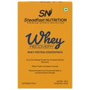 Steadfast Nutrition Whey Unflavoured Protein Concentrate 20g fast release Whey protein for muscle recovery growth & immunity (6 Sachets 150g)