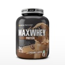 Healthfarm MaxWhey Whey Protein Powder | 24g Protein | Fast Absorbing Protein (Caramel Coffee) 2kg