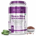 HealthyHey Nutrition Glow-n-Shine| Skin Health Formula | 30 Vegetable Capsules