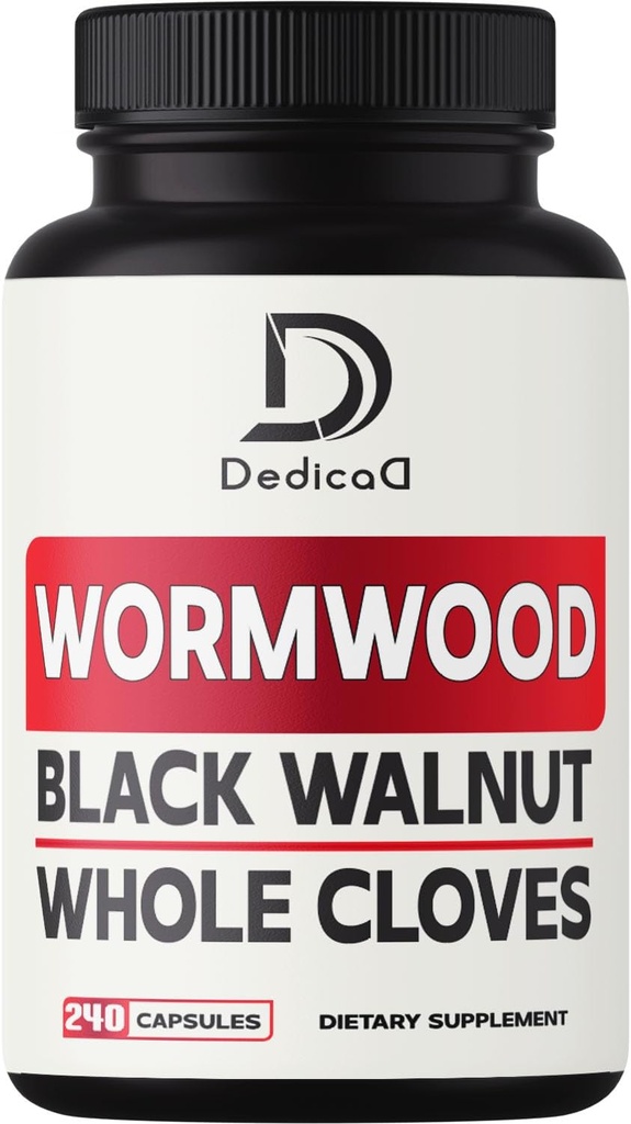 Sweet Wormwood Capsules 1500 mg with Black Walnut & Cloves - 240 Vegan Capsules - Immunity için Artemisia Annua Supplement