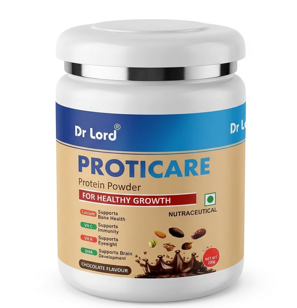 Protein Powder (200g) – Health & Nutritional Chocolate Flavor Drink For Mean And Women | Nutrimix with Vitamins A & C, DHA & Calcium | No Refined Sugar, No Artificial Flavours