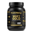 NAKPRO NUTRITION Gold Whey Protein Concentrate | 1kg Unflavoured, Jar | 28g Protein | Trustified Certified