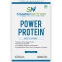 Steadfast Nutrition Power Protein Cocoa 2.4kg, 60 Sachets, Natural Cocoa Powder Glutamic acid 4g carbohydrates & 5 electrolytes