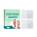 100% Herbal And Gentle Ingredient Detox Foot Pads, 10 Pieces, Natural Ingredients for Sleep Aid, Pain Relief, Toxin Removal with Bamboo Vinegar and Acupoint Micro-Massage Technology