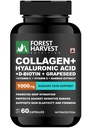 Advanced Marine Collagen | With Hyaluronic Acid, Biotin, Bamboo Silica, Grapeseed Extract, Vitamin C & E | Skin, Hair & Nail Beauty Support | 60 Capsules
