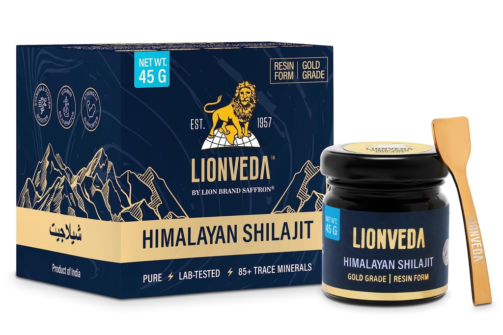 45 grams Pure Himalayan Shilajit/Shilajeet Resin for Men, Gym, Stamina, Energy & Improved Health | Guaranteed 80%+ Fulvic Acid | Contains Lab Certificate (Certified Gold Grade), 1 count