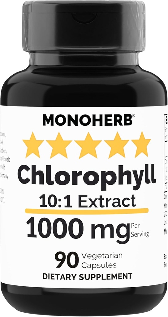 MONOHERB Klorofila Atera 1000 mg - 90 Vegetarian kapsulak