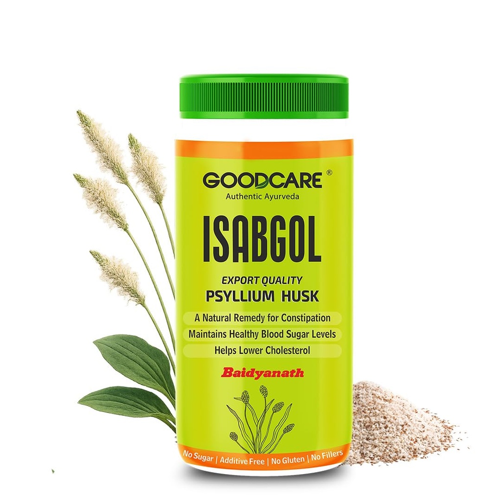 Goodcare Isabgol Psyllium Whole Husk Powder with Fiber 100g