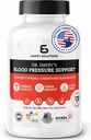Dr Emery's Blood Pressure Support Supplement met Magnesium, Zink, Vitamine D3, & Kalium, Vegan-Approved, Sugar-Free, samengesteld door klinische apotheker, 120 capsules, 30 dagen levering