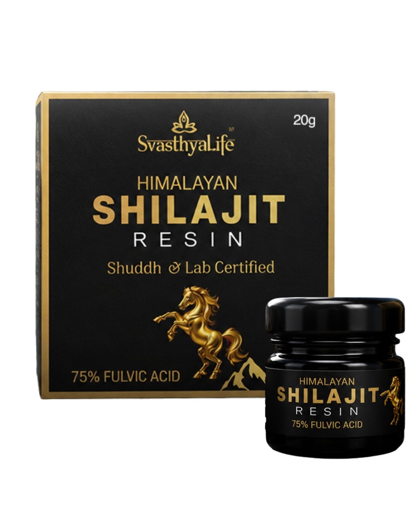 Pure Himalayan Shilajit Resin 20 g | 75% Fulvic Acid Rich | Boost Muscle Growth & Stamina I 100% Ayurvedic