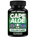 Cape Aloe Vera Capsules - Colon Cleanse, Detox & Flush - 90 Capsules. Gentle Constipation Relief and Bowel Movement Acting as Natural Herbal Laxative - Bowel Movement Digestive Health