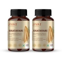 Jiva Shatavari Tablets 500gm | 100% Pure & Natural | Helps to Booss Immunity | Goodness of Shatavari, Babool, Maize & Starch | For Men & Women - 120 Tablets (Pack of 2)