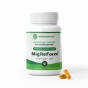 MigReForm – Doctor Formulated Nutritional Supplement and Migraine Wellness Support - Natural Migraine Health Formula with Magnesium, Vitamin B2 & CoQ10-60 Capsules for Women & Men