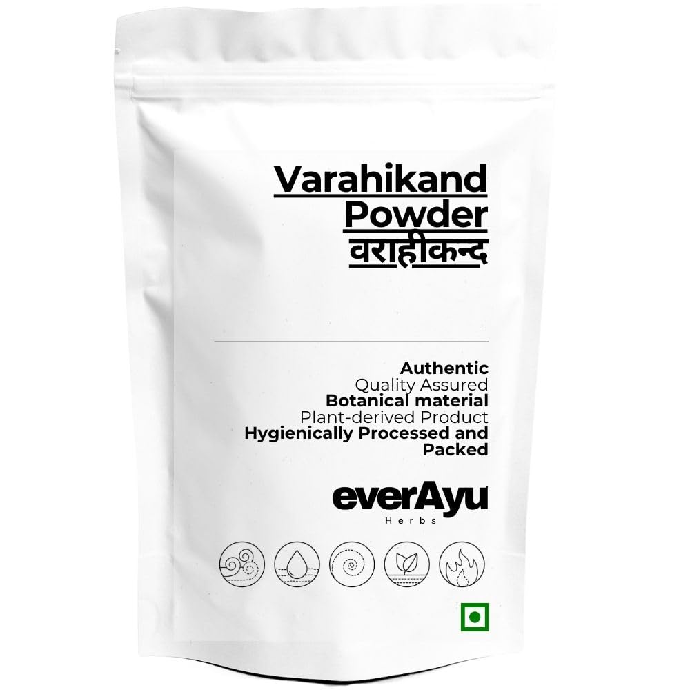 Varahikand Powder 100gm – Dioscorea Bulbifera | Varahi Kand Churna | Cheekyyam/Potato Yam Powder | Pure Ayurvedic Herbal | 100gm