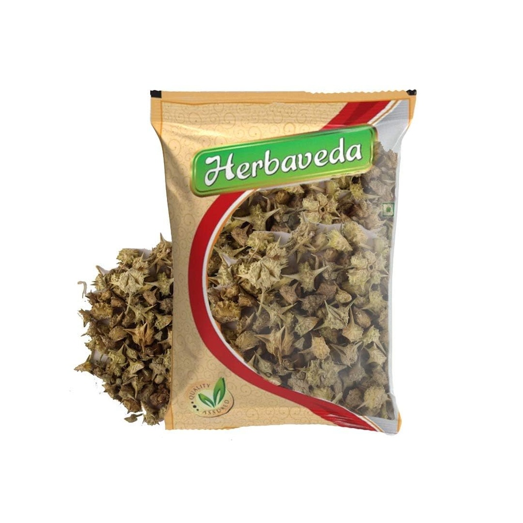 Herbaveda Chota Gokhru Sabut (200g) - Pure Tribulus Terrestris Seeds for Men's Vitality, Urinary Wellness, Daily Stamina & Natural Athletic Support (Gokshura)