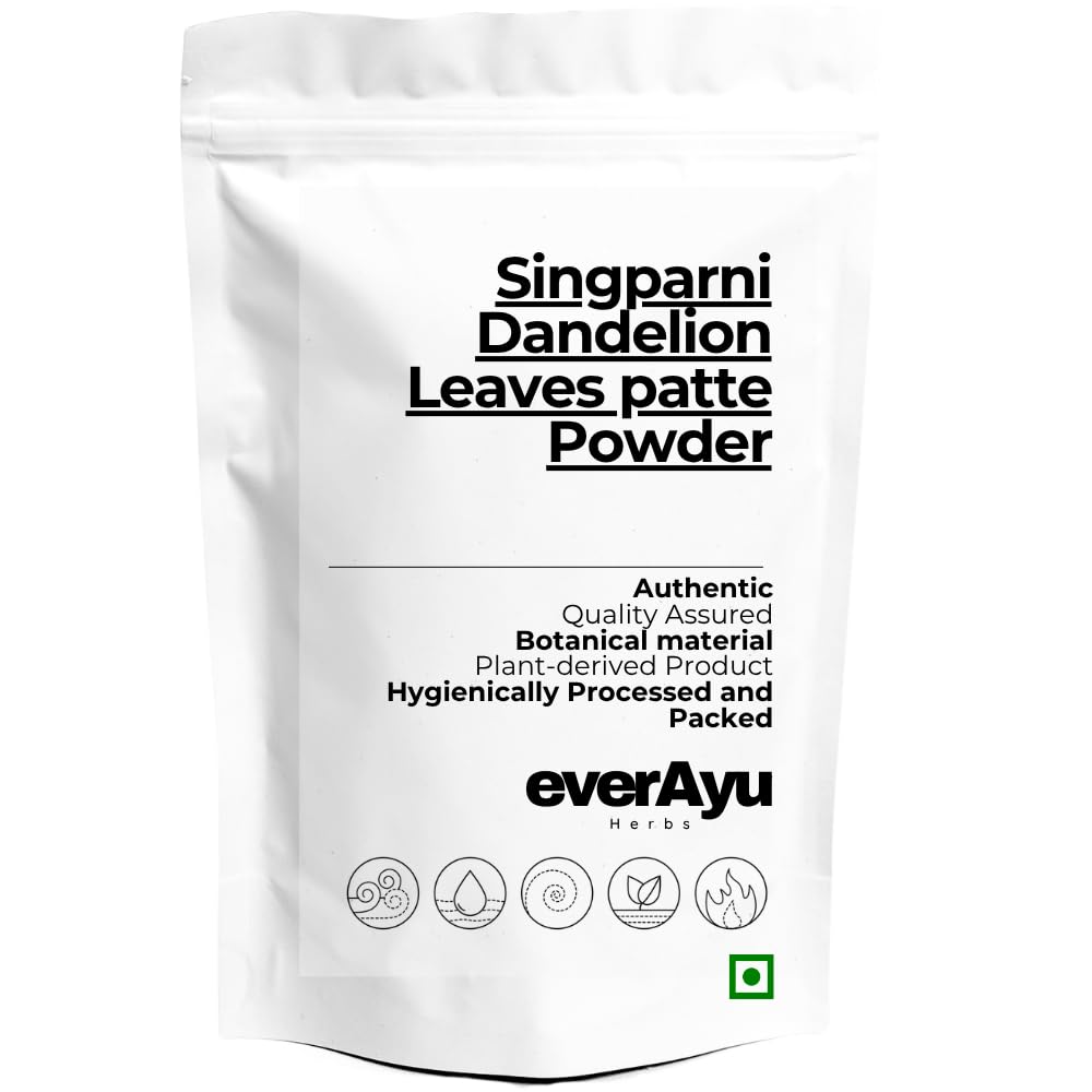 Singparni Powder 100gm – Taraxacum officinale | Pure Dandelion Leaves Powder | Singhparni Patta Churna for Detox & Digestive Support | 100gm