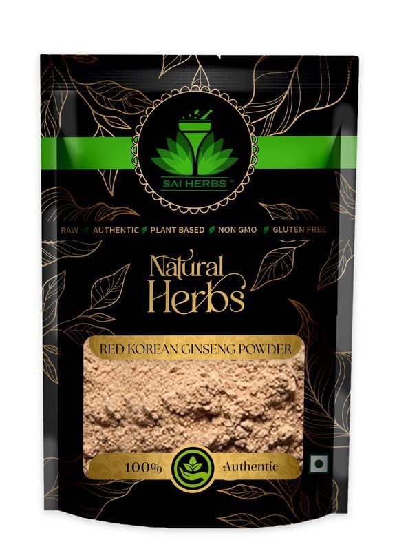 SAI HERBS Ginseng Original Ayurvedic Extract Powder | Korean Ginseng | Pure & Natural | 250g