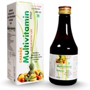 CHAHAK Multivitamin Syrup 200 ml (Pack of 2) | Multivitamin & Multimineral with L-Lysine, Methylcobalamin & Antioxidants | Mixed Fruit Flavour | Daily Nutritional Supplement for Adults
