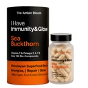 Himalayan Sea Buckthorn Capsules 500 mg | Omega 3 6 7 9 & Vitamin C | Skin Health, Immunity & Antioxidant Support | 10X Potency Herbal Supplement | 60 Vegan Capsules