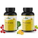 Folic Acid 400 mcg - 60 Capsules (Pack of 2)