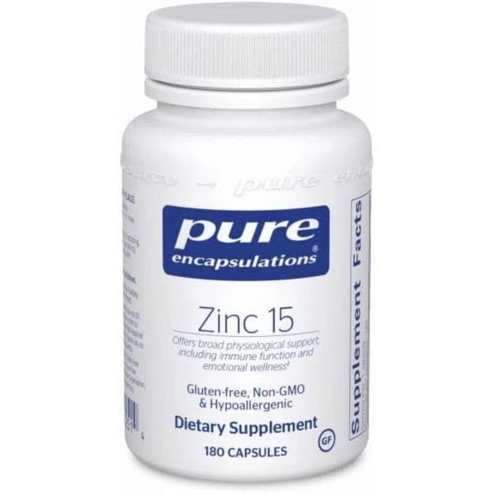 Pure Encapsulations Zinc 15 180 caps