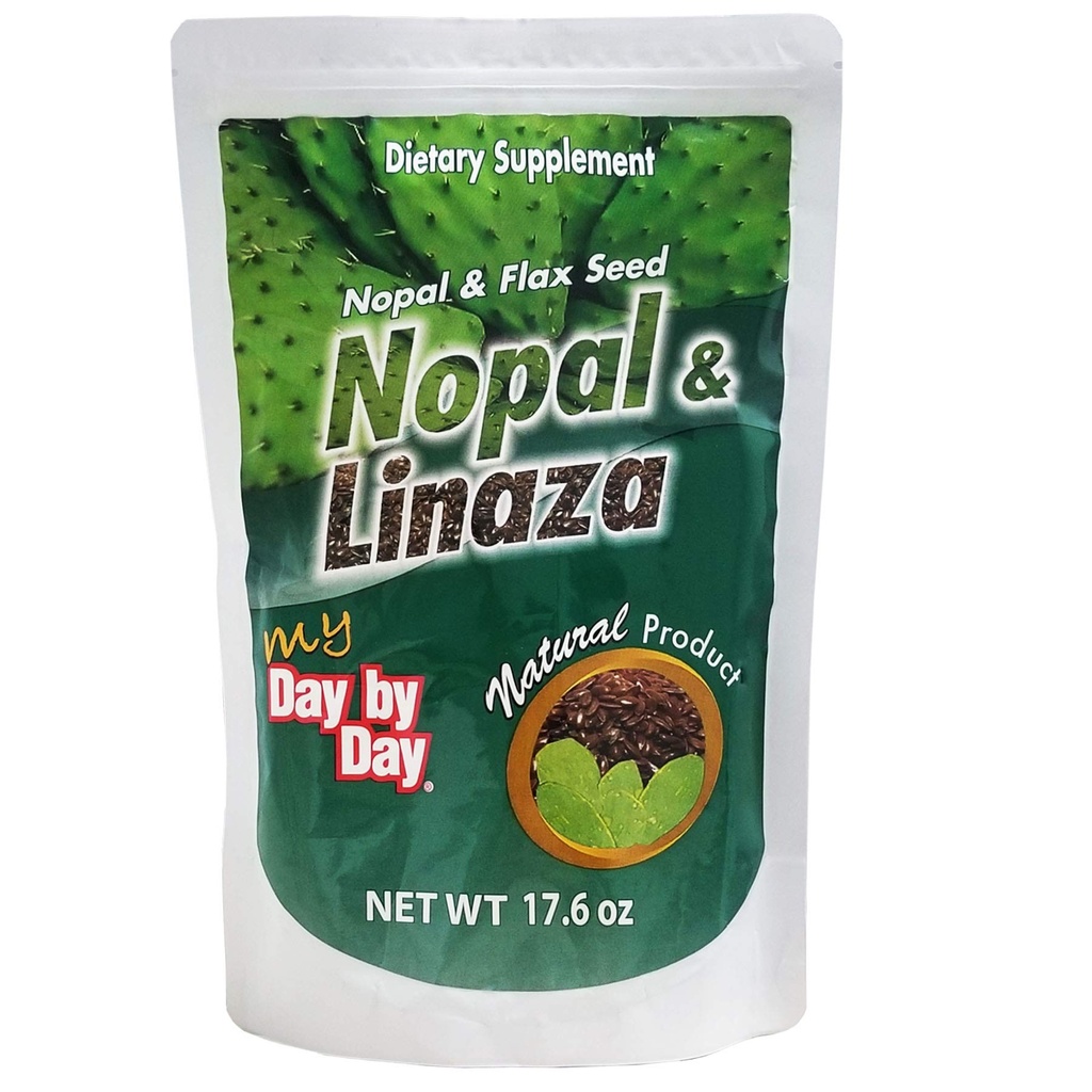 My Day by Day, Nopal and Flax Seed, Natural Fiber, 17.6 Oz, Bag