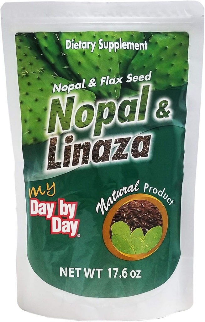 Ngày qua ngày, hạt giống Nopal và Flax, tự nhiên Fiber, 17.6 Oz, Bag