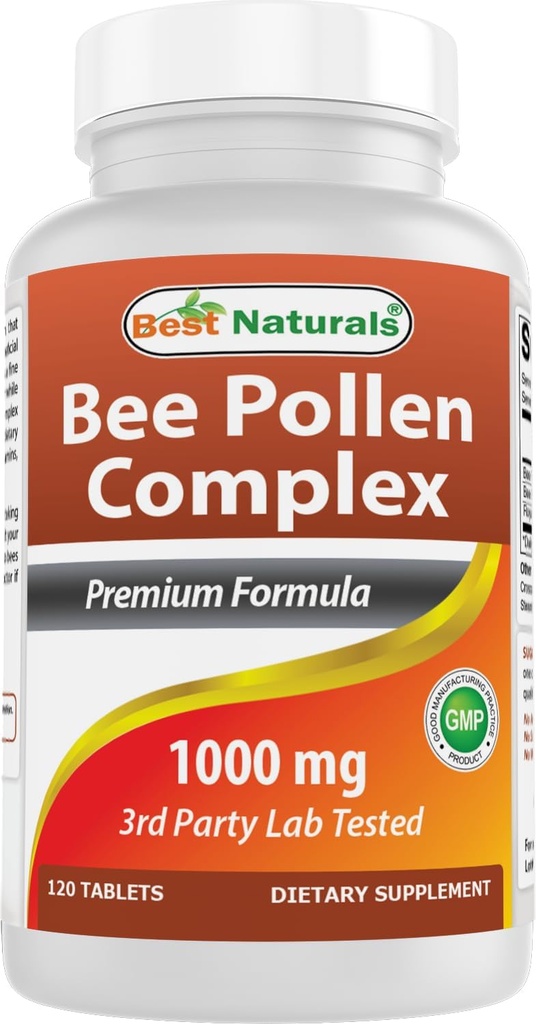 Best Naturals Bee Pollen Complex 1000 mg 120 таблетки
