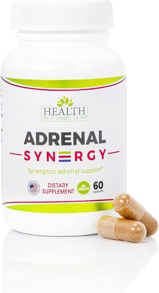 Salute come esso ha bisogno di essere supplemento di Syn3rgy adrenale | capsule formulate dal medico con Ashwagandha, Santo Basilio e Rhodiola | 60 capsule