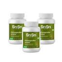 Sri Sri Tattva Ashwagandha - 500mg Tablet - 60 Count (Pack of 3) - Herbal Immunity & Energy Booster Made with Pure Ayurvedic Ingredients for Anxiety & Stress Relief, Enhanced Strength & Vitality